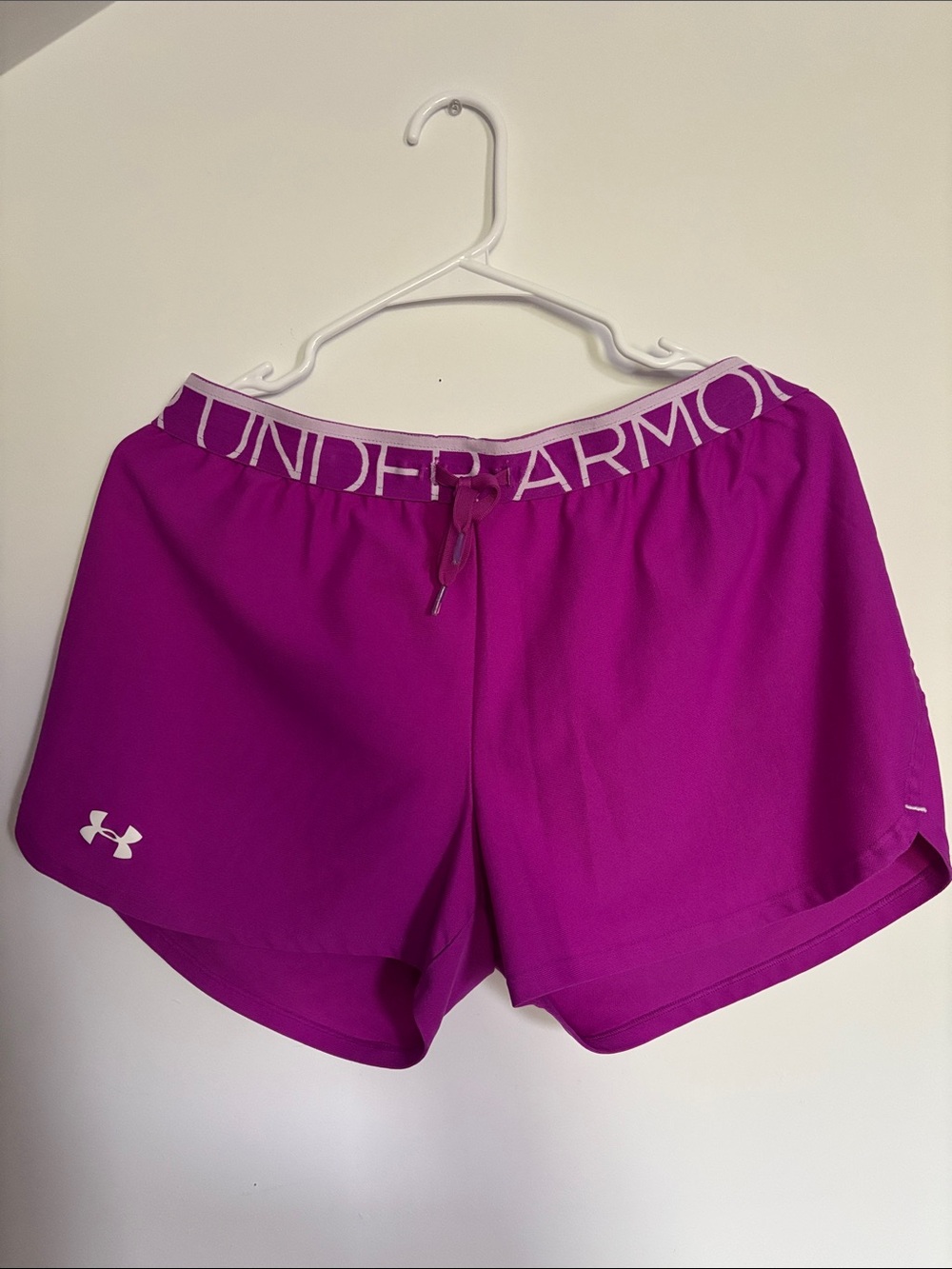 Under Armour Women's Bright Magenta Athletic Shorts
